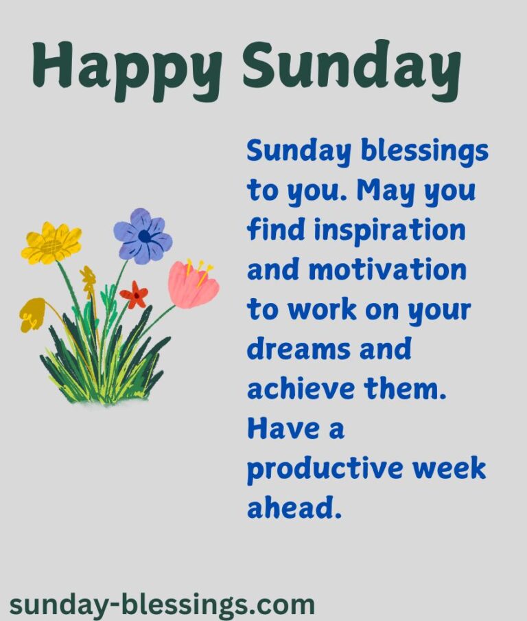 60+ Sunday Blessings Images with Quotes & Prayers 19 Sunday Blessings Image and Quote