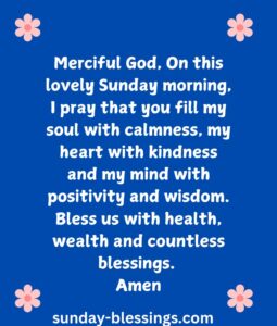60+ Sunday Blessings Images with Quotes & Prayers 27 Sunday Blessings Images with Prayers