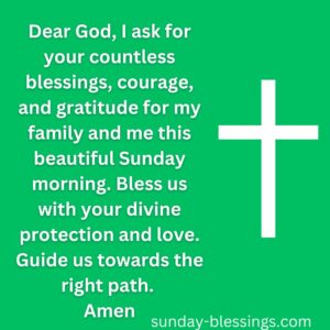 100+ Sunday Morning Blessings for a Peaceful and Joyful Week 9 Sunday morning Blessings and prayers image